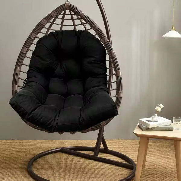 Egg Chair Cushion Seat Pad Swing Hanging Chair Mat Pillow Waterpproof Swing Egg Chair Cushion Removable Hanging Basket Seat Cushion Washable Hammock Thick Pad For Outdoor Patio Garden Wedding Decoration